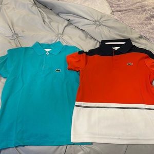 Lacoste boys short sleeve polo 10Y 12Y.